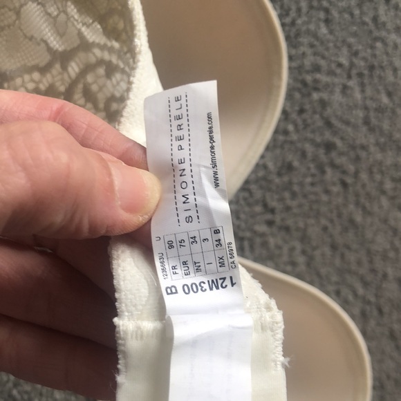 NWOT Simon Peter strapless cream bra. New never worn. No tags. - Picture 4 of 4